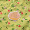 Floating Doughnut Inflatable Ring Vinyl Sticker, Cute, Kawaii, Sweets, Afternoon Tea, Strawberry Chocolate Cream, Pastel, Charu the Dog - Image 2