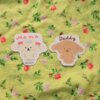 Daddy Mama Vinyl Sticker, Cute, Mammy, Papa, Gift for a New Mom and New Dad, New Parents, Couple, Baby Shower, Charu the Dog, Mimi the Dog