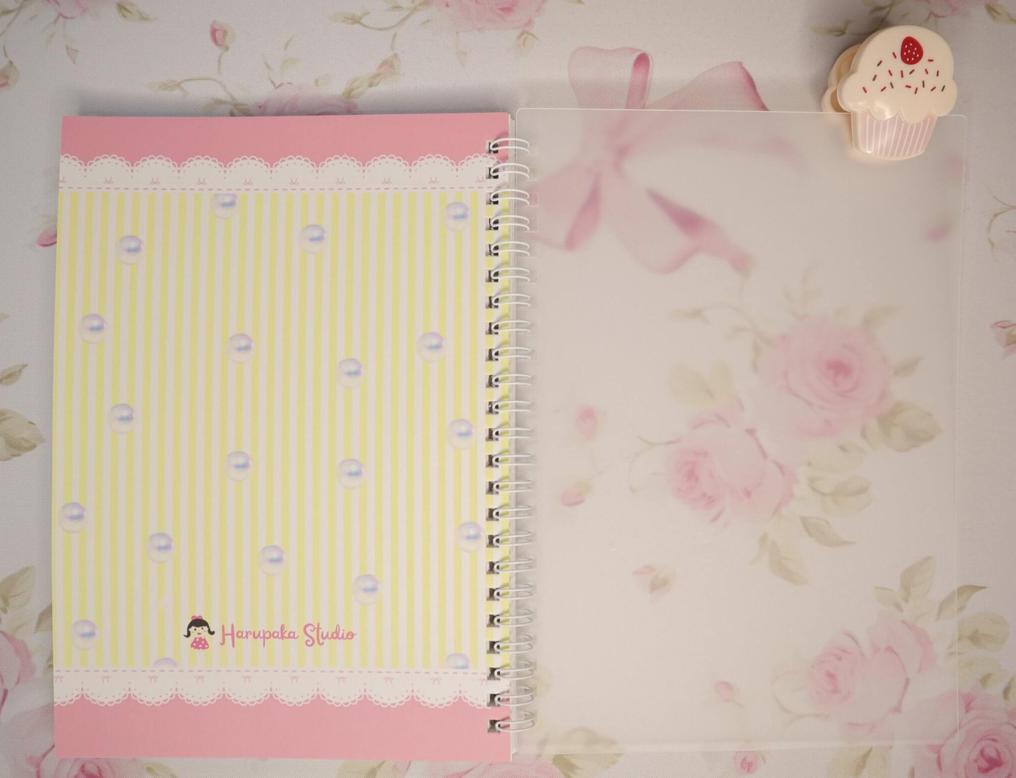 Kawaii Animal A5 Reusable Sticker Book: Pastel Yellow Organizer - Image 5