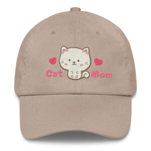 Cat Mom Embroidered Dad Hat